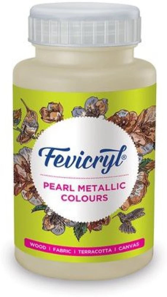 Fevicryl Acrylic Colour, Black Acrylic Paint, 500 ml, Art and Craft Paint, DIY Paint, Rich Pigment, Non-Craking Paint for Canvas, Wood, Leather, Earthenware, Metal.(Available Multiple Colour Shades).
