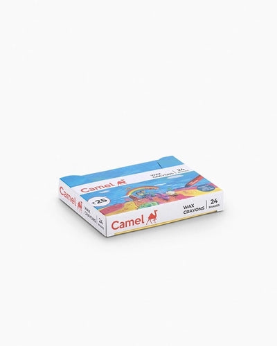 Camel Small Wax Crayons Assorted Pack Of 24 Shades
