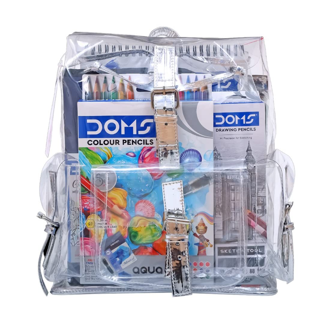 Doms Glamore Artist Smart Kit | Artist Writing And Coloring Tools | Ideal For Gifting Your Precious One | Contains 12 Assorted Items | Pack of 1