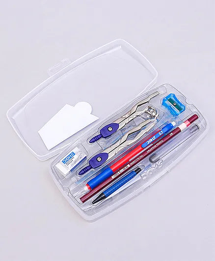 DOMS Geoflip Mathematical Instrument Box Geometry Box (Multicolor)