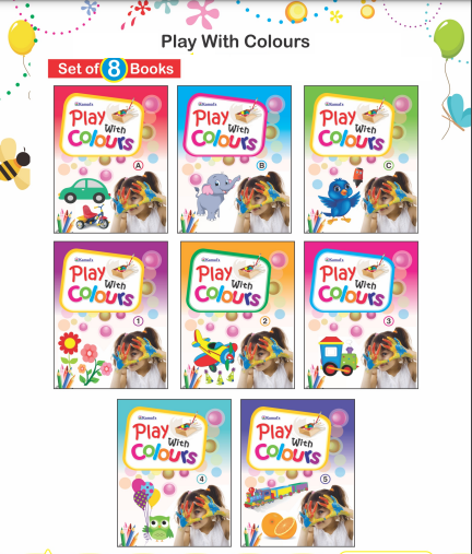 Kamal Play With Colours Books for Kids | Smart Books For Smart Kids | Paperback, Kamal Book Depot | Set of 8 Books Kamal Play With Colours Books for Kids | Smart Books For Smart Kids | Paperback, Kamal Book Depot | Set of 8 Books
