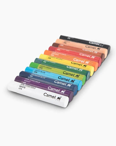 Camel Student Oil Pastels - Assorted Pack Of 12 Shades