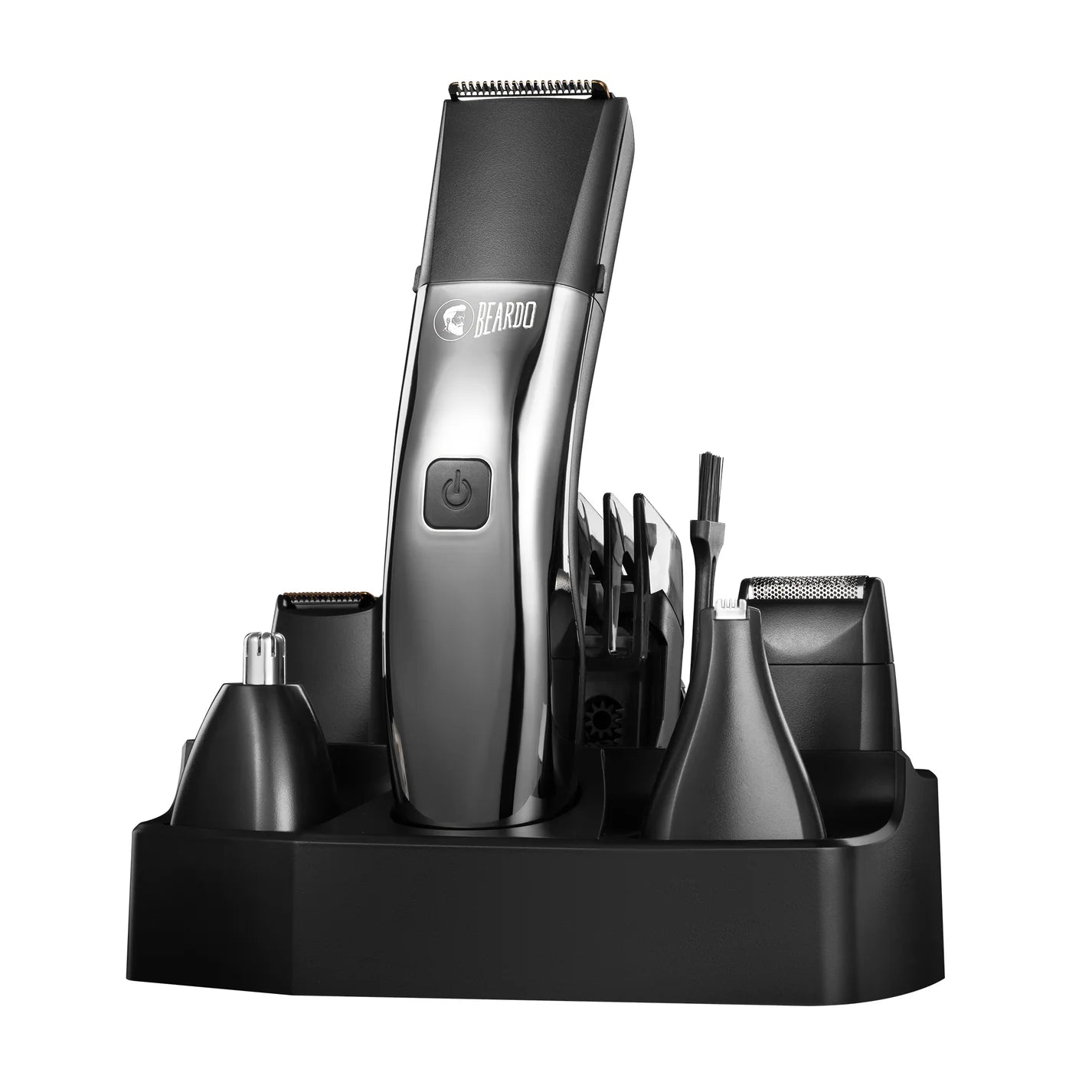BEARDO Chrome Beast Grooming Kit Trimmer 90 min Runtime 40 Length Settings