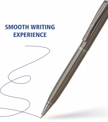 PIERRE CARDIN Golden Eye Gun Metal Ball Pen (Blue)