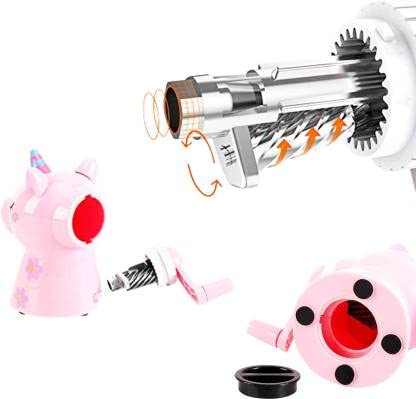 Cute Cartoon Shaped Manual Color Pencils/Pencil Sharpener for Toddlers, Table Sharpener Machine School Stationary Gift for Kids