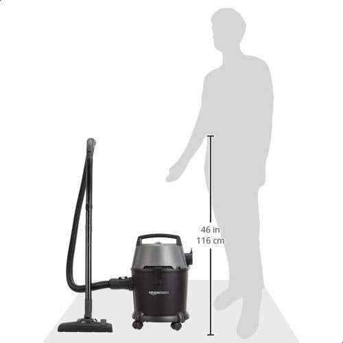 amazon basics Wet and Dry Vacuum Cleaner with 20 kPa Power Suction | Low Sound, High Energy Efficiency & Blower Function with 1 Year Warranty | 15 L | 1400 Watts | Multicolor