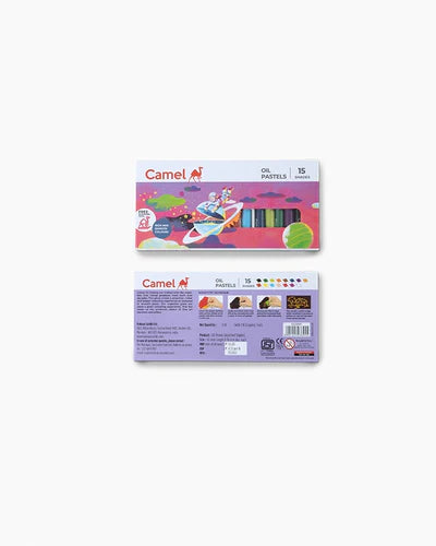 Camel Student Oil Pastels: Assorted Carton Pack of 15 Shades