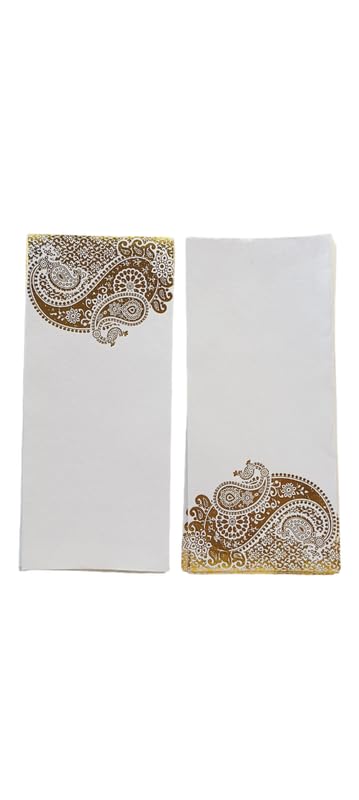 scoffco Colourful Designer Shagun Lifafa/Money Gift Envelope with Golden Ambi for Gifting Money on Wedding, Birthdays Rakhi Gifting