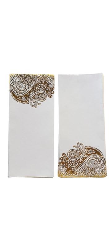 scoffco Colourful Designer Shagun Lifafa/Money Gift Envelope with Golden Ambi for Gifting Money on Wedding, Birthdays Rakhi Gifting