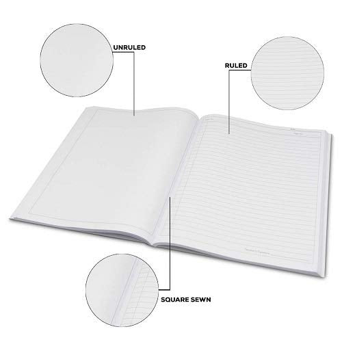 Classmate Practical Notebook - Single Line/blank, 100 Pages, Hard Cover, 265mm x 215mm