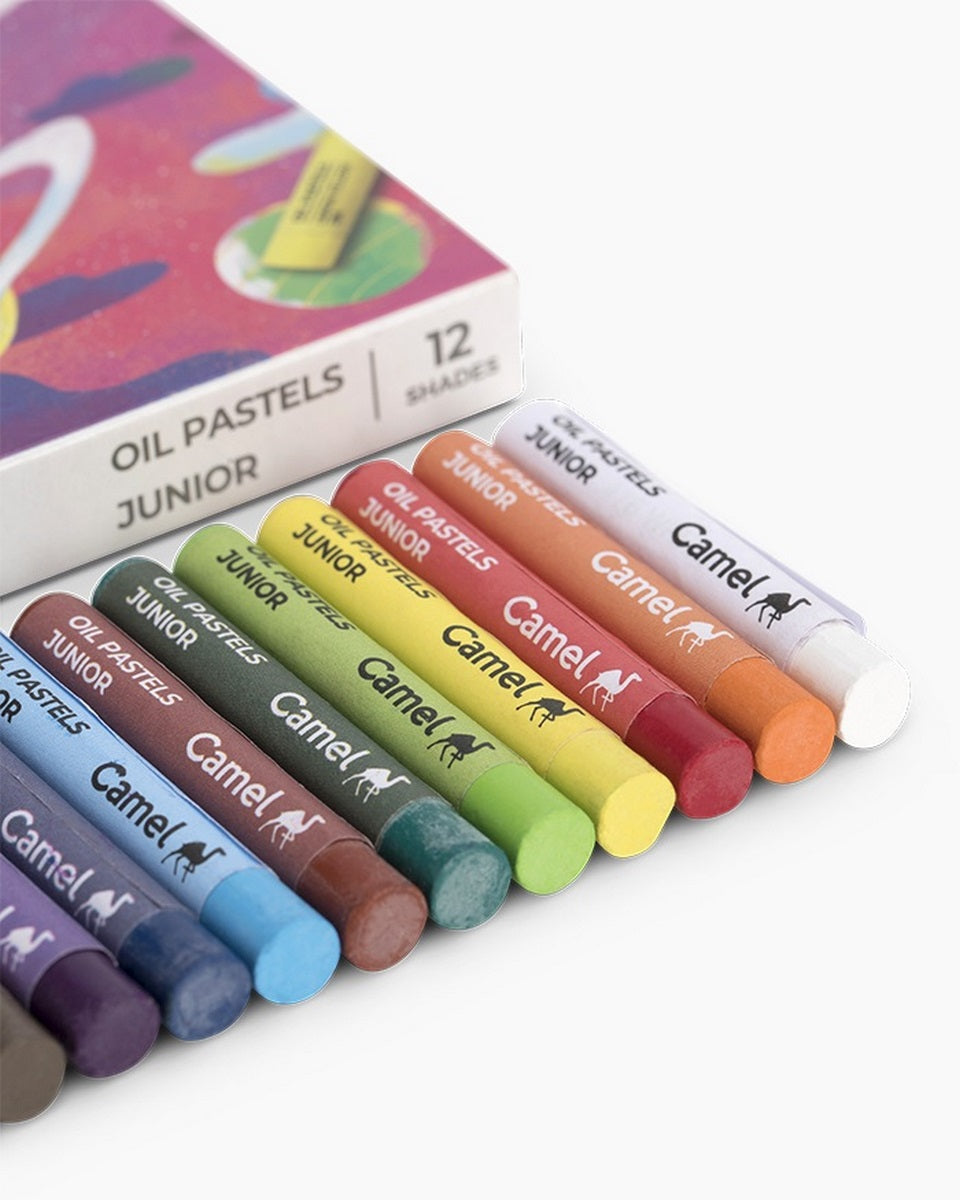 Camel Student Oil Pastels - Assorted Pack Of 12 Shades