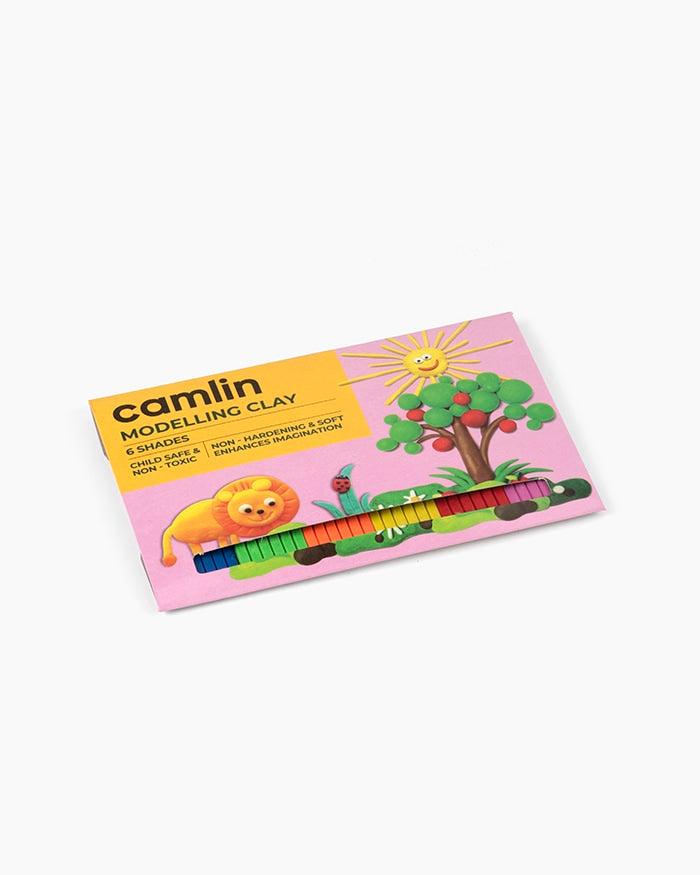 Camlin  Modelling  Clay  Assorted  pack  of  6  shade  in  100  g