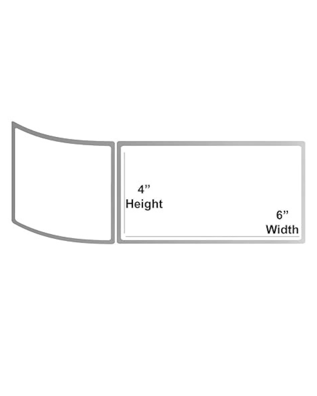100x150  chromo 400 label is a popular size for shipping and product labeling in e-commerce. These labels are commonly used for shipping labels