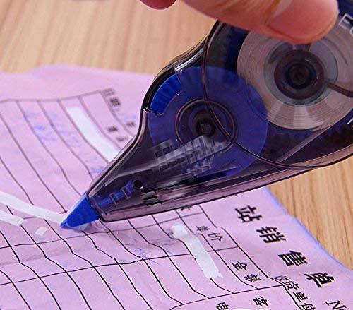 AMKAY Correction Tape/Whitener Tape for Office, School Project and Assignment Work, Easy to use, (Size - 12mm x 5mm) (Pack of 1)