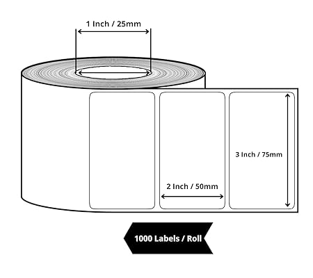 75X50CHROMO1000Self-adhesive labels and durable inks are essential for ensuring label readability during transit.