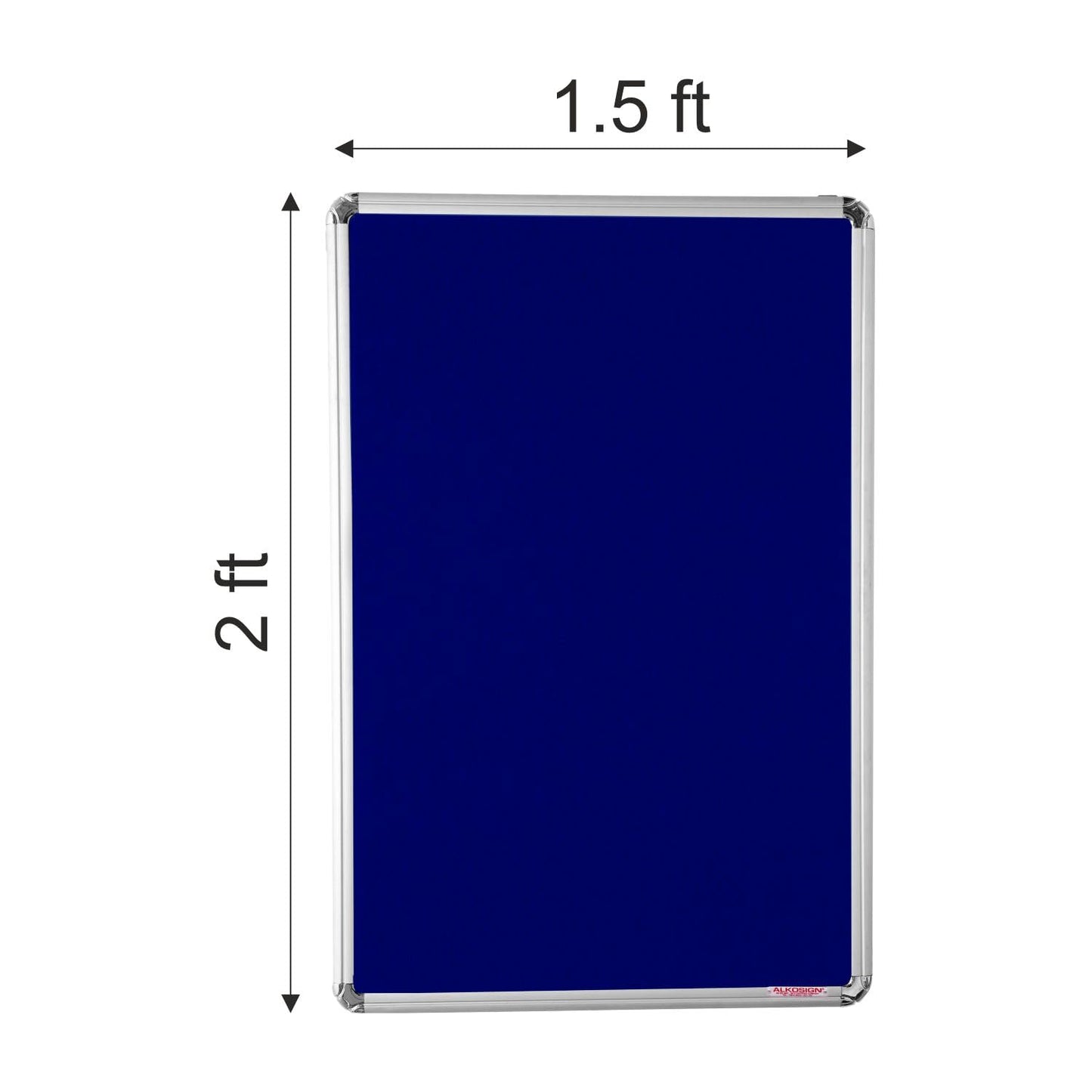 Digismart Noticeboard Classic Channel (Blue) for Office, Home & School Aluminum (Pack of 1) (Non Magnetic)