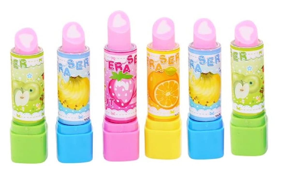 Amkay Lipstick Style Rubber Eraser for Return Gift (Pack of 1)