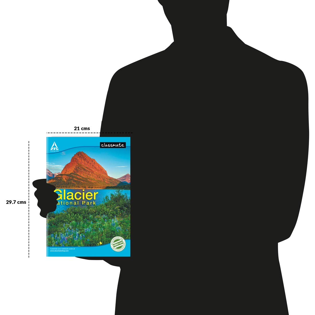 Classmate A4 Long Notebook - Single Line, Soft Cover