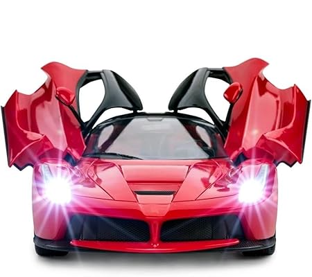 SCOFFCO Sensor Remote Control Sports Car With Openable Doors High Performance Rc Car With Led Lights For Kids Super Sports Car For Kids High Speed Rc Car Toy Big Size 3-10 Years Old Kids,Multicolor
