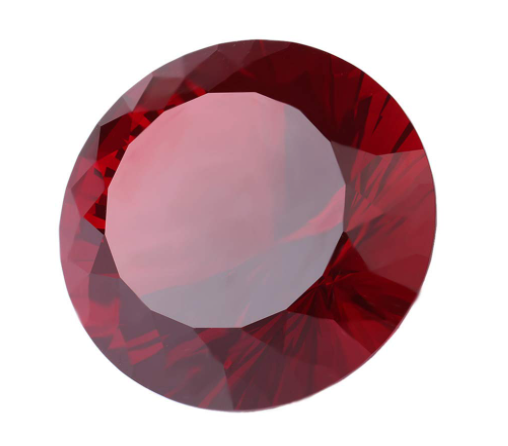 Digismart Red, white, Blue, Orange Crystal Glass Ball & Diamond Shaped Decoration Jewel Paperweight