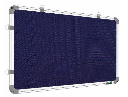 DIGISMART® 3 X 2 feet Premium Material Notice Pin-up Board/Pin-up Board/Soft Board/Bulletin Board/Pin-up Display Board for Office, Home & School uses, (Blue, Pack of 1)