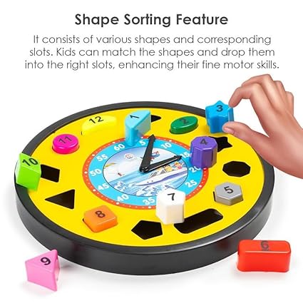 MGC Ratna's Shape Sorter Clock 2 in 1