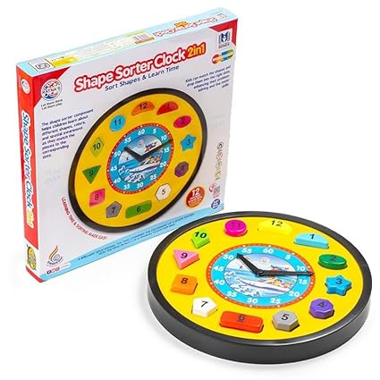 MGC Ratna's Shape Sorter Clock 2 in 1