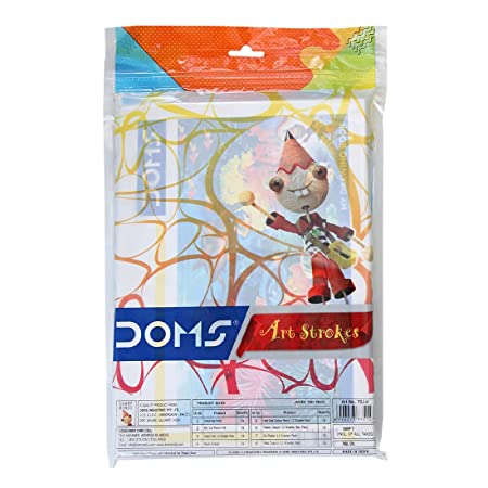 Doms Art Strokes Kit | Perfect Value Pack | Kit For Creative Minds | Gifting Range For Kids | Combination of 10 Stationery Items