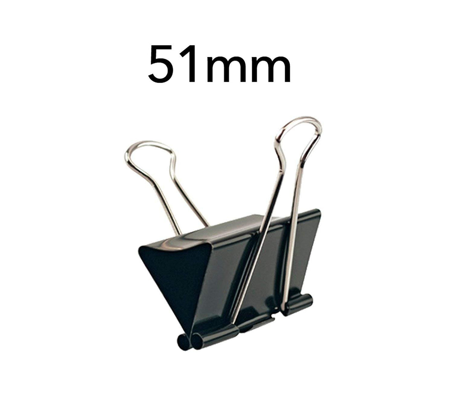 AMKAY Binder Clip All Sizes Stainless Steel Paper Clip, Binder Clip, Office Stationery Clip