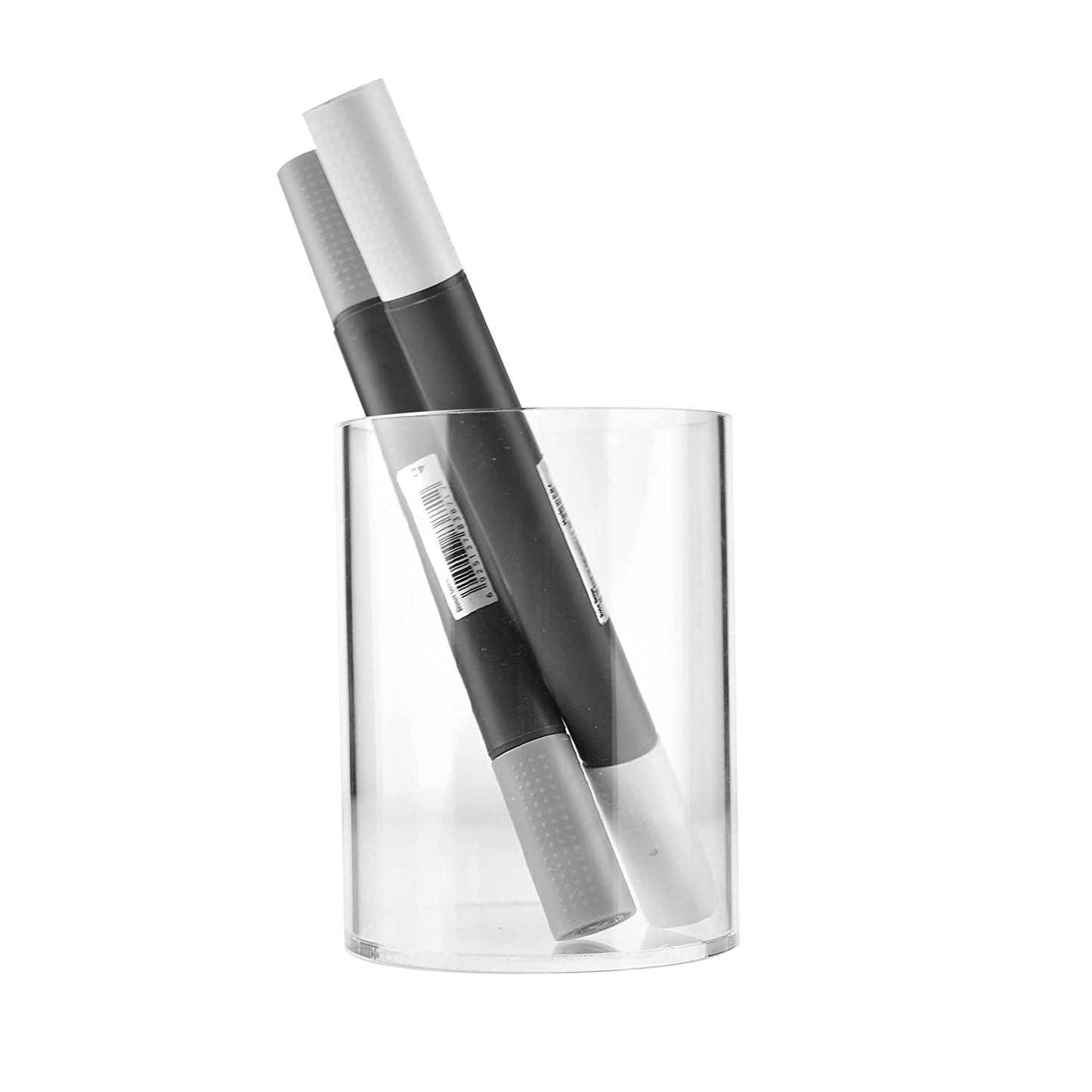Ajanta Pen Stand No-957 Round Transparent 3 compartments