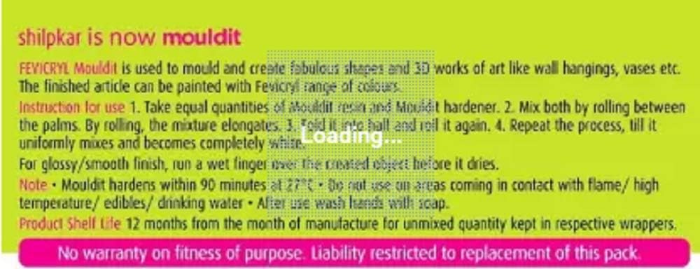 PIDILITE Creative Clay Pack 5-Piece Set for Easy Moulding and Crafting