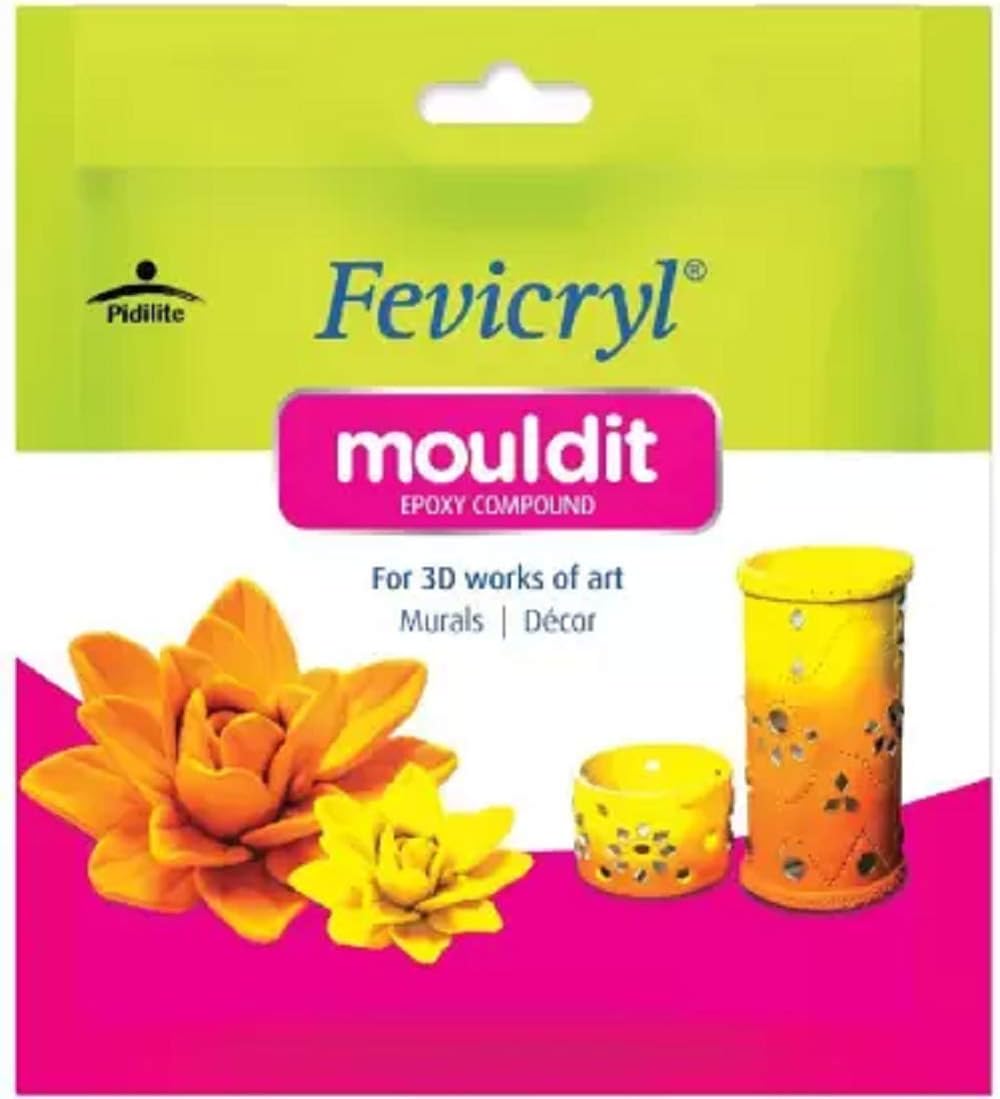 PIDILITE Creative Clay Pack 5Piece Set for Easy Moulding and Crafting