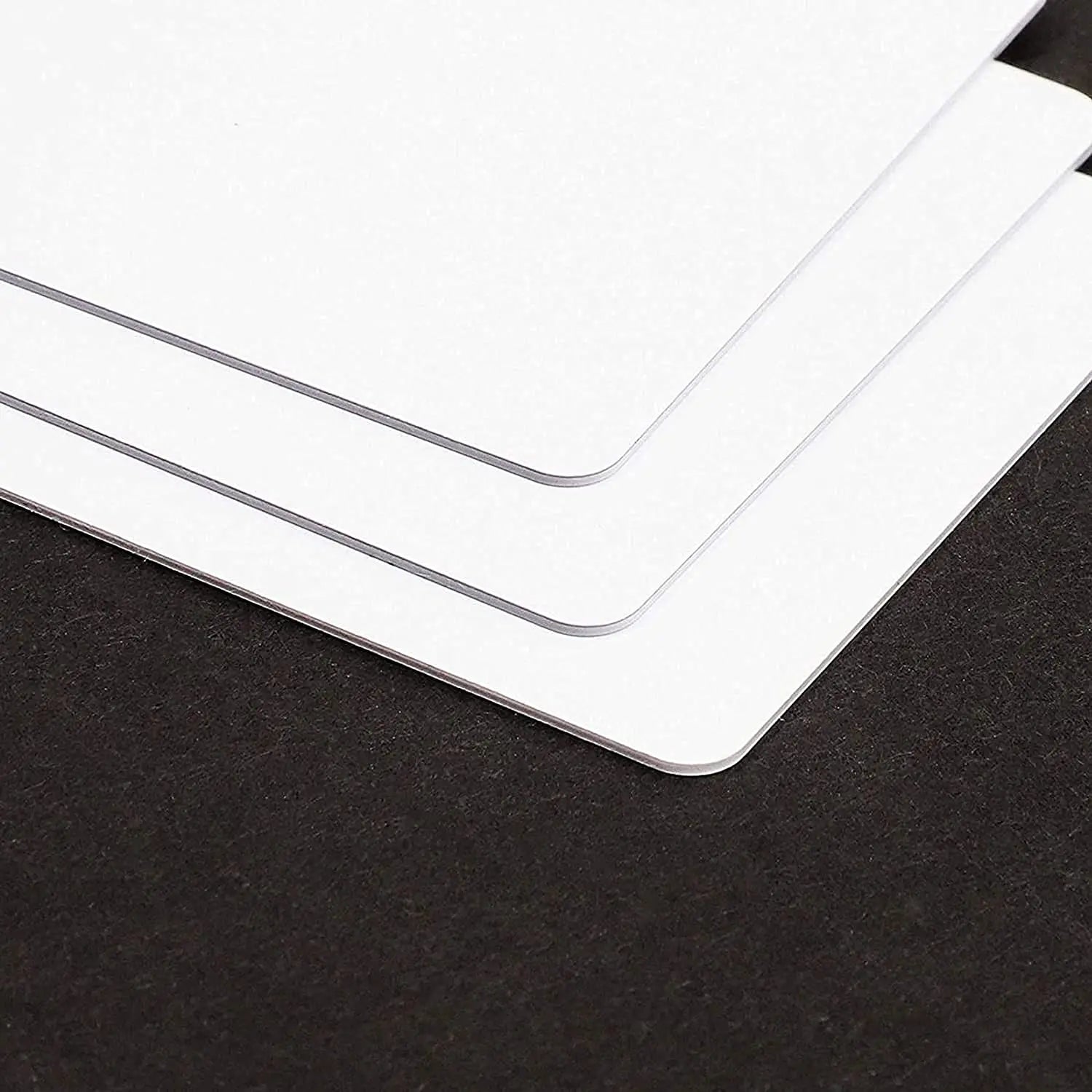 AMKAY I- Cards 0033 55x85mm  | Hard Plastic ID Card Holder/Badge for Office| Compatible with Various Badge Holders, Clips, Lanyards, and Retractable Badge Reels. (Pack of 1, Clear) - Image #4