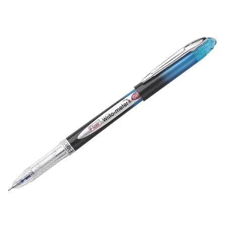 FLAIR Writometer Gel Pen Box Pack | Stainless Steel Tip | Our Longest Writing Pens | Writes Upto 1,200 Meters | Ensures Smoothness & Durability | Blue Ink, Pack of 10 Pens - Image #1