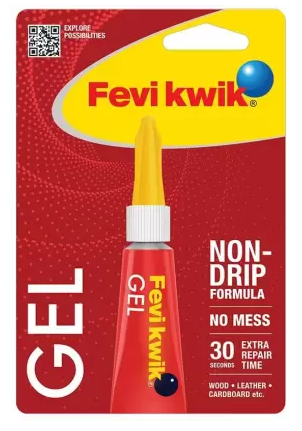 FEVIKWIK Gel 3 GM , Pack of 1 | Instant glue for repair Adhesive