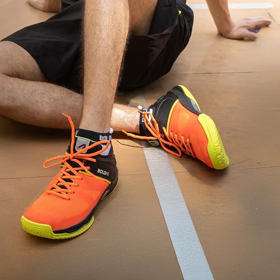 Boldfit Badminton Shoes Shuttle Badminton Shoes Men Non Marking Shoes for Badminton Men Badminton Shoes for Man Non Marking Shoes Badminton Anti Skid Breathable Shoes for Men
