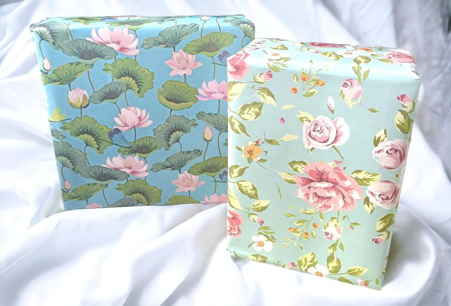 Gift Wrapping Paper Mosa holographic printed Gift Wrapping Paper, 29 x 19 inches, colorful gift wrapping paper sheet (Floral,Multicolor)