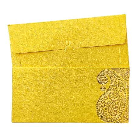 scoffco Colourful Designer Shagun Lifafa/Money Gift Envelope with Golden Ambi for Gifting Money on Wedding, Birthdays Rakhi Gifting