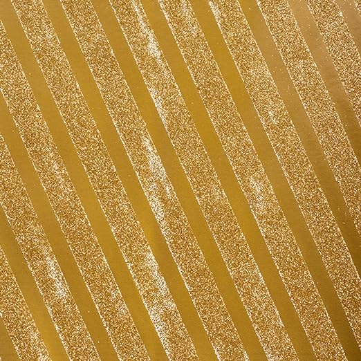 AMKAY Greetings Glitter Dots On Metallic Gold Gift Wrapping Paper Sheets ( 50X70 CM)