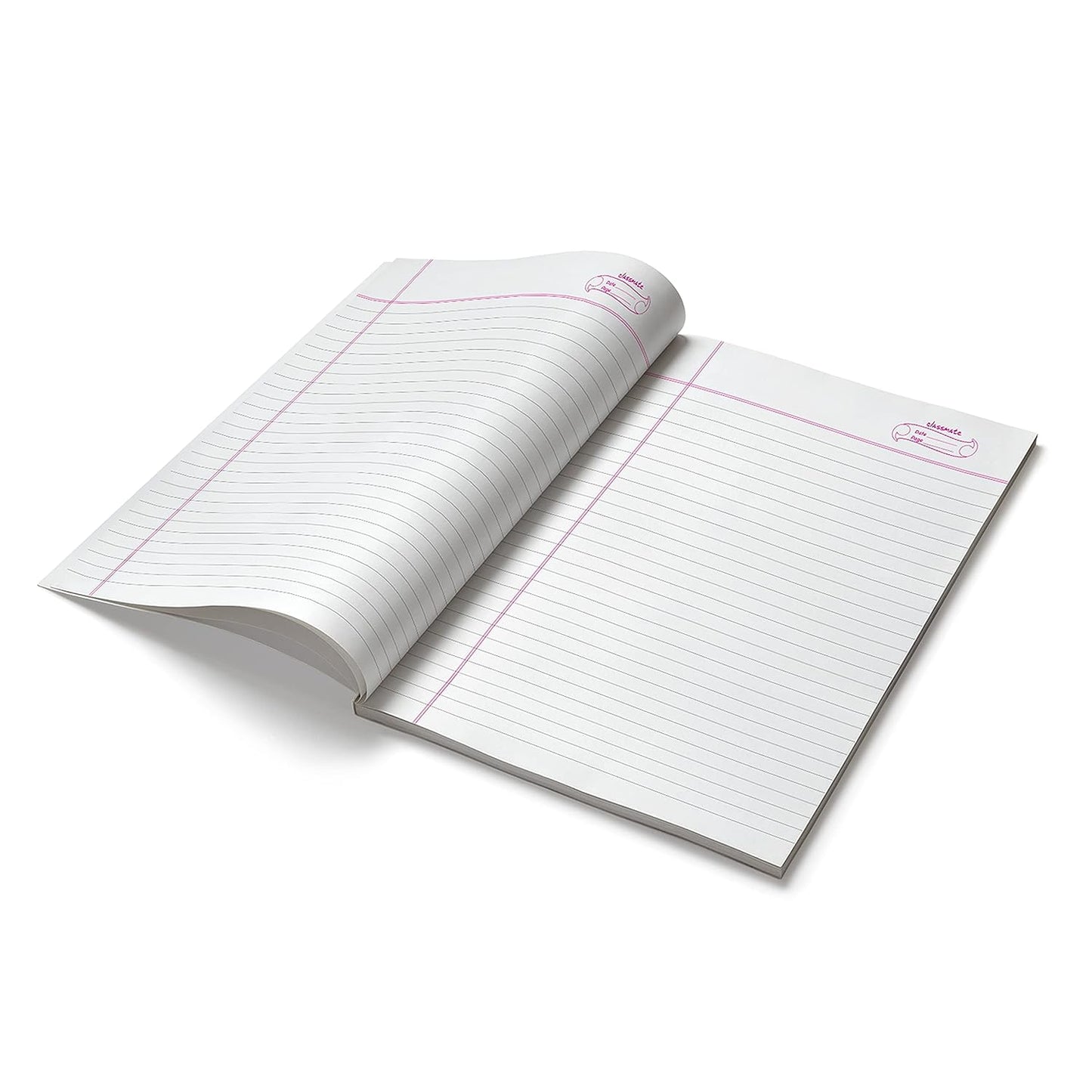 Classmate Hindi | Maths | English Notebook 120 Pages Single Lines Lines Ruled (24 x 18 cm)