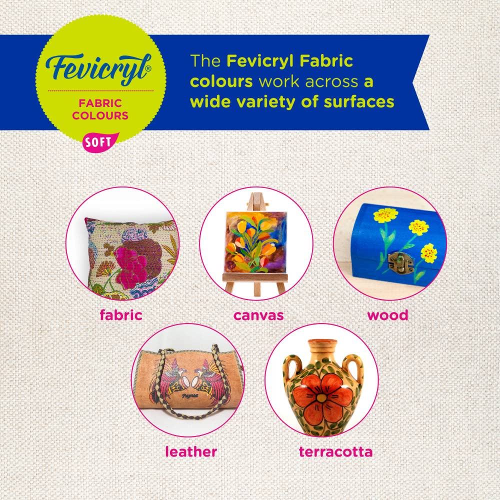 Fevicryl Fabric Colours Kit 200ml PACK OF 1