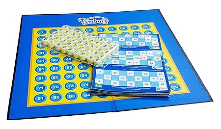 EKTA 4 in 1 Family Strategy Board Games | Tambola, Chess, Ludo and Snakes & Ladders Educational Family Games | Fun & Strategy Games Multicolor for 2 years or above
