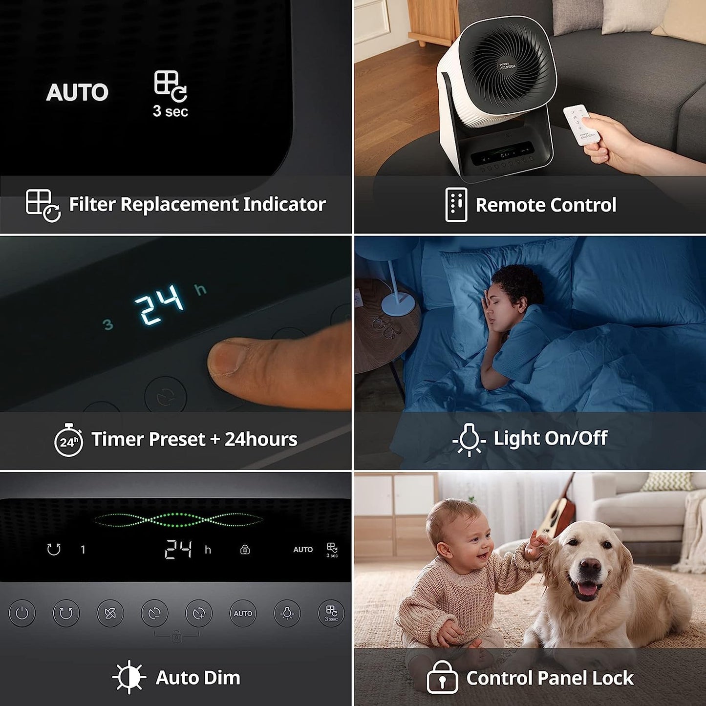 Coway AirMega Aim Portable Room Air Purifier