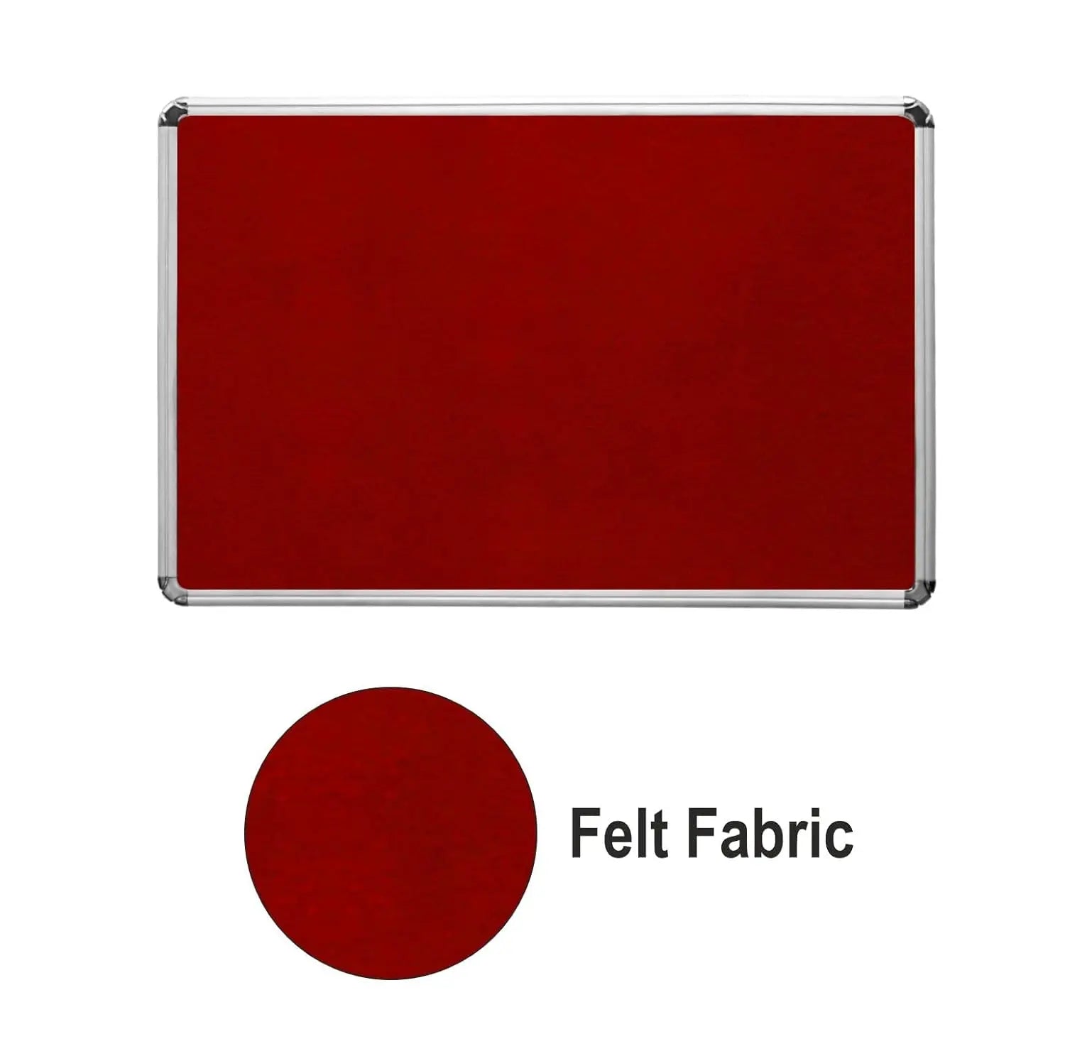 Digismart Noticeboard Nova Channel (Maroon) for Office, Home & School Aluminum Frame (Pack of 1) (Non Magnetic) - Image #7
