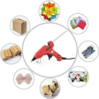 AMKAY - Professional Hot Melt Glue Gun - 100 W/ 120 W/ 25 W/ 40 W/ 60 W-200/ 60 W-400 with Multi Temperature Control, Fast Melting - Easy To Use Glue Gun + Glue Sticks - Image #7