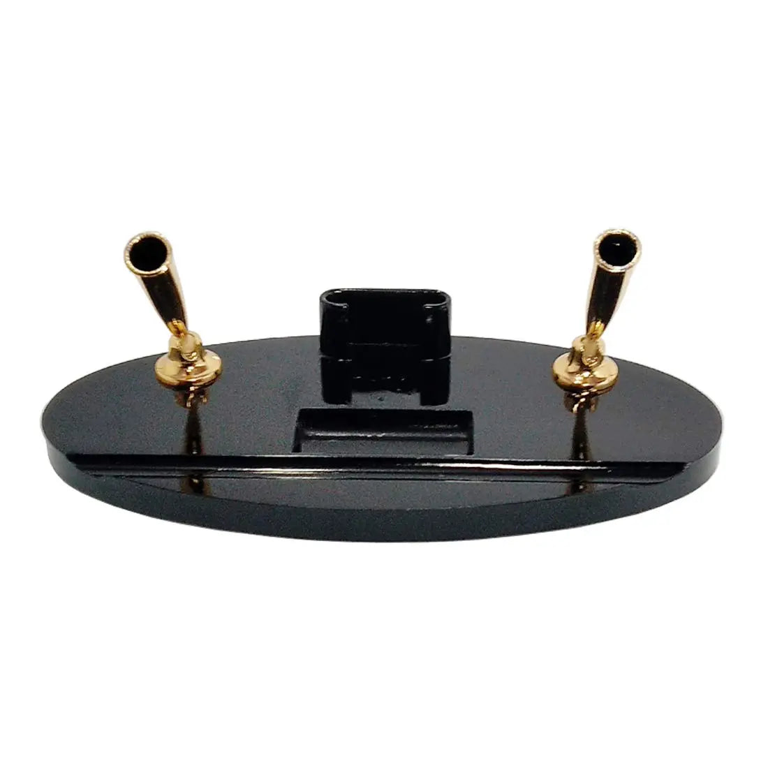 Kebica Heavy Plastic Oval design Pen Stand,Pencil Stand,Pen Holders,Pencil Holder for Office Table/Study Table/Office Desk/Office Stationery/Study Material Black Color Pack of 1 - Image #4