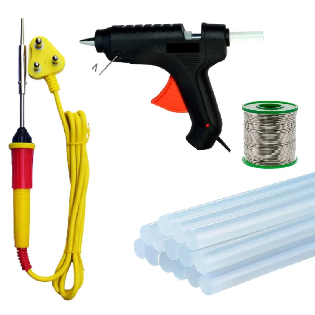 AMKAY - Professional Hot Melt Glue Gun - 100 W/ 120 W/ 25 W/ 40 W/ 60 W-200/ 60 W-400 with Multi Temperature Control, Fast Melting - Easy To Use Glue Gun + Glue Sticks - Image #5