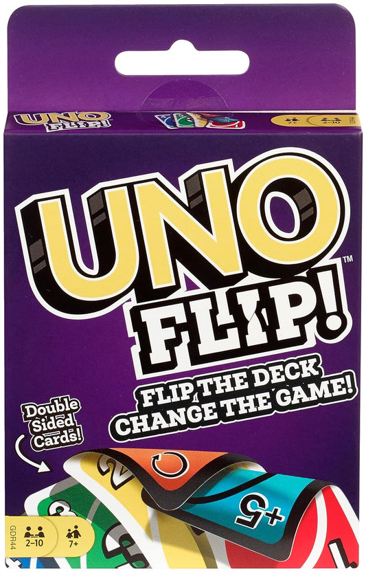 AMKAY Mattel Games Uno Flip Side Card Game, Multi color