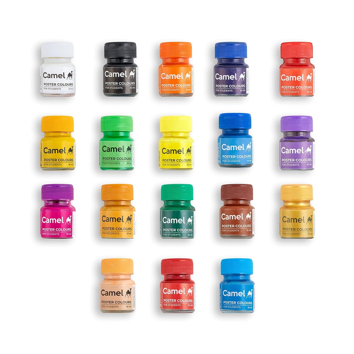 Plastic Poster colour Crayons | Camlin | 18 Shades | Extra Smooth & More Bright