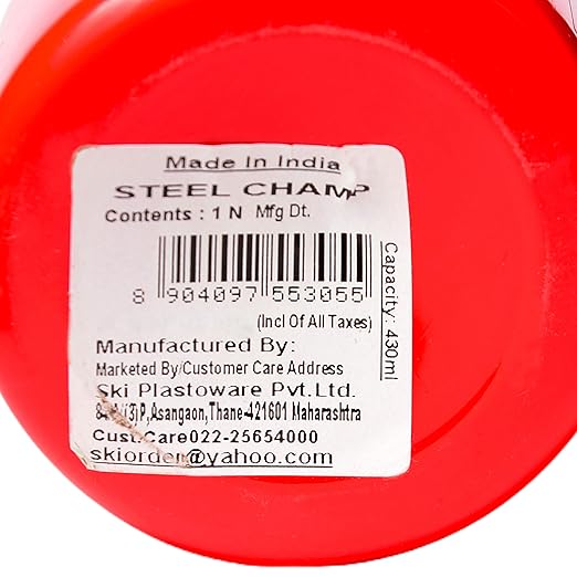 SKI Steel Champ Water Bottle, 1 Piece